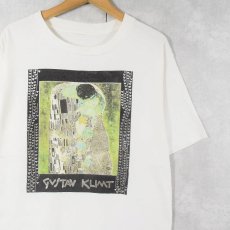 画像1: 90's Gustav Klimt “THE KISS” アートプリントTシャツ (1)