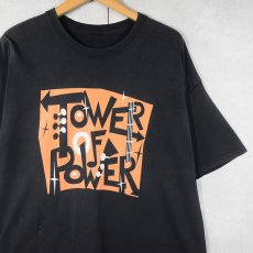 画像1: 2010 TOWER OF POWER ジャズフェスティバル プリントTシャツ BLACK (1)