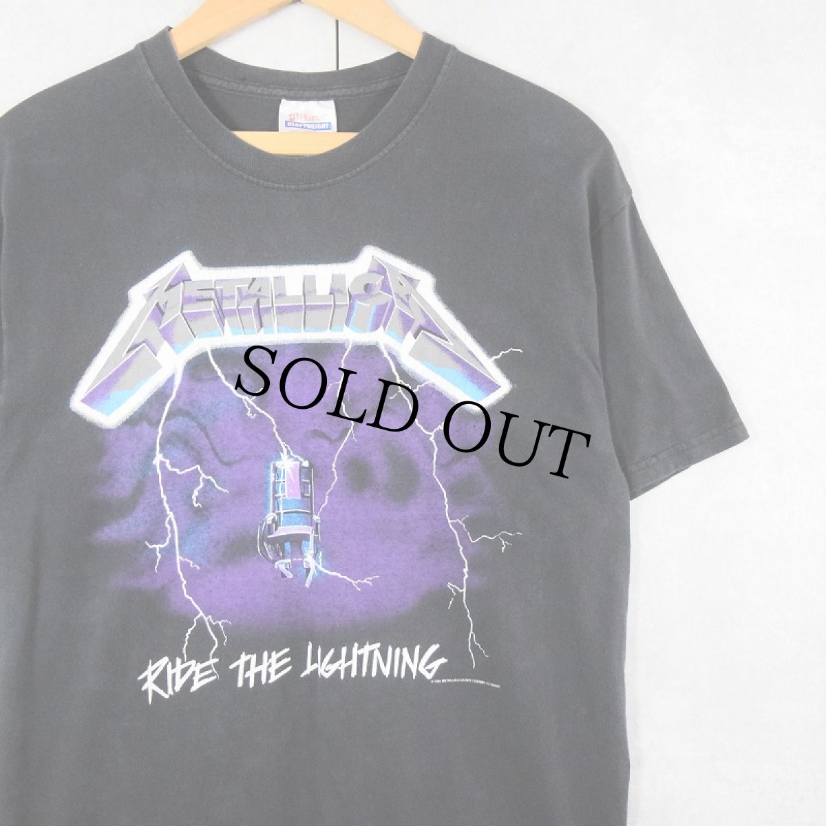 画像1: METALLICA "RIDE THE LIGHTING 1994" ロックバンドTシャツ BLACK M (1)