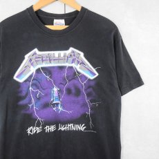 画像1: METALLICA "RIDE THE LIGHTING 1994" ロックバンドTシャツ BLACK M (1)