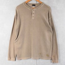 画像1: GRAMICCI ヘンリーネック リブロンT M (1)