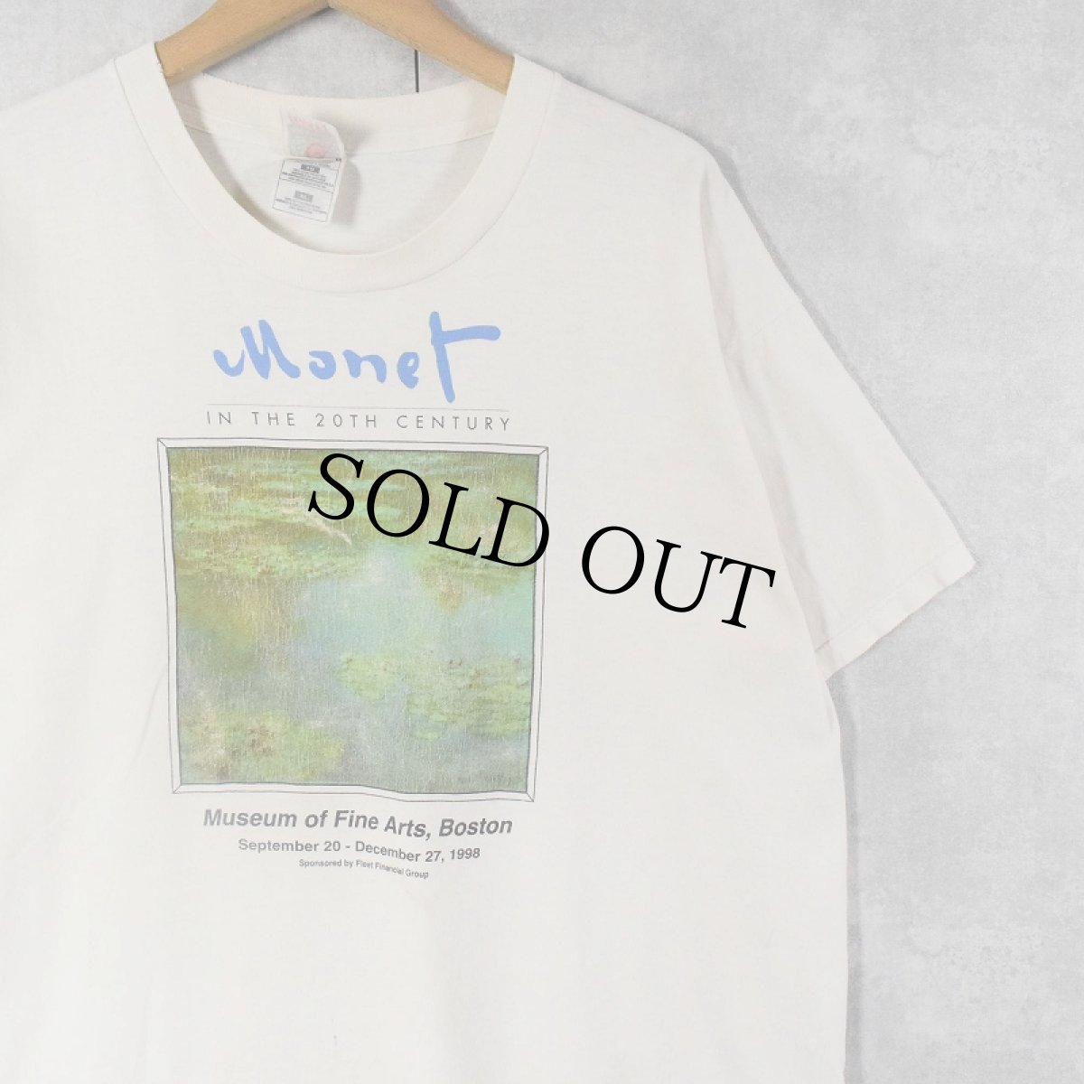 画像1: Claude Monet "Monet in the 20th century" アートプリントTシャツ XL (1)