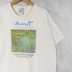 画像1: Claude Monet "Monet in the 20th century" アートプリントTシャツ XL (1)