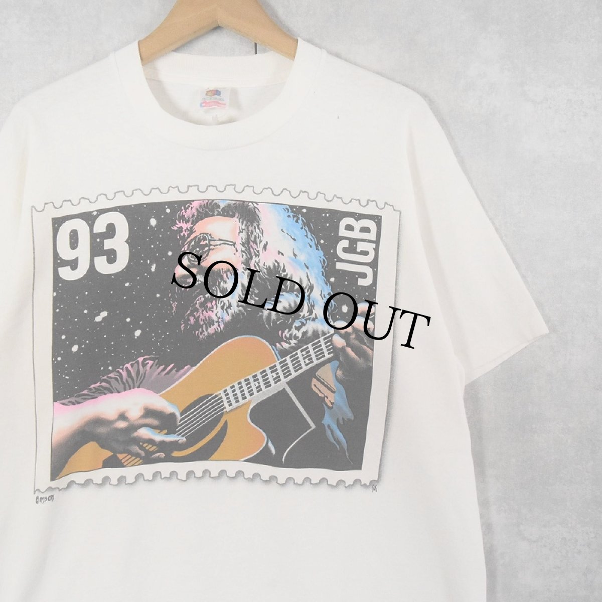 画像1: 90's JERRY GARCIA BAND USA製 ロックバンドプリントTシャツ L (1)