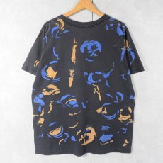 画像2: 90's Miles Davis USA製 ジャズミュージシャン アートプリントTシャツ L (2)
