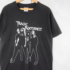 画像1: 90's TRAGIC ROMANCE USA製 メロディックメタルバンド プリントTシャツ BLACK L (1)