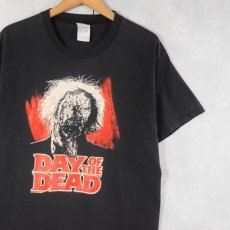 画像1: 2000's DAY OF THE DEAD ホラー映画 プリントTシャツ BLACK L (1)