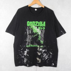 画像1: 2000's GODZILLA "WORLD DESTRUCTION TOUR" プリントTシャツ BLACK M (1)