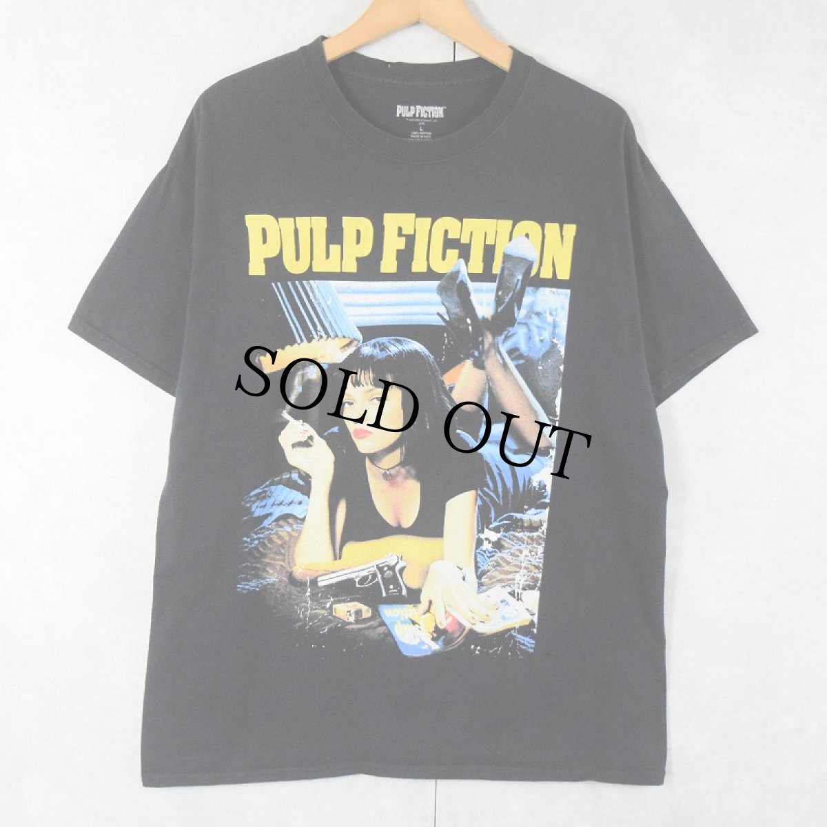 画像1: PULP FICTION 映画プリントTシャツ BLACK L (1)
