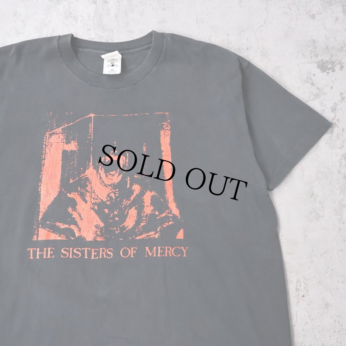 画像1: 90's The Sisters Of Mercy ゴシックロックバンドTシャツ BLACK XL (1)