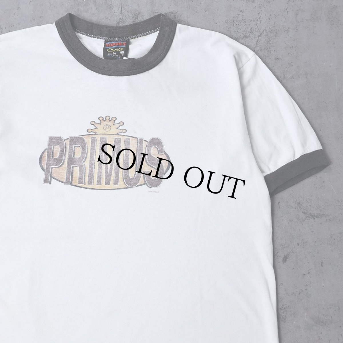 画像1: 90's PRIMUS USA製 オルタナティヴロックバンド リンガーTシャツ M (1)