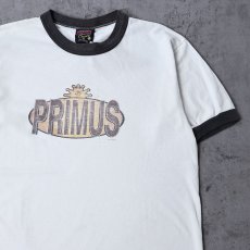 画像1: 90's PRIMUS USA製 オルタナティヴロックバンド リンガーTシャツ M (1)