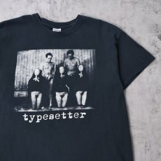 画像1: 2000's typesetter ロックバンド プリントTシャツ BLACK L (1)
