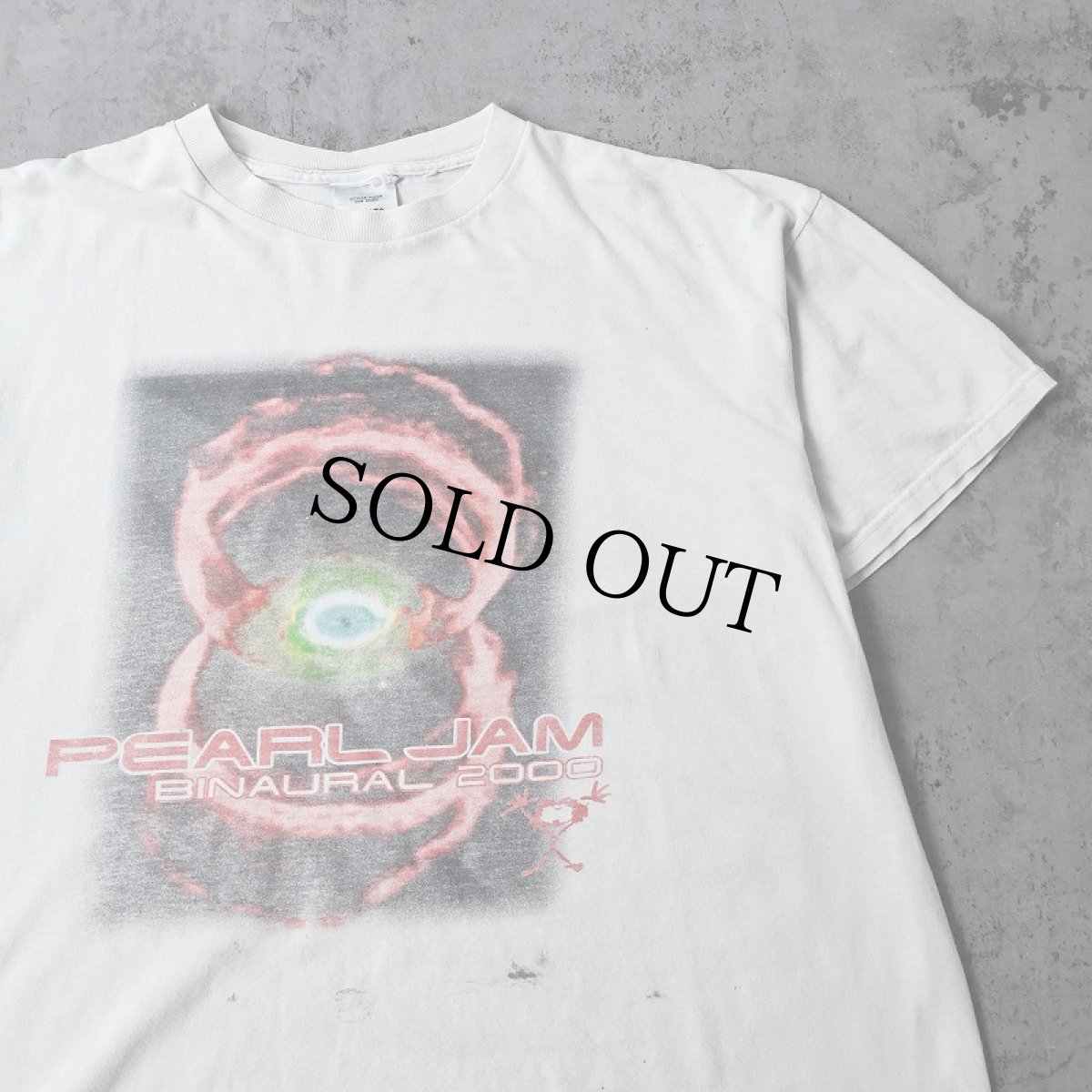 画像1: PEARL JAM "BINAURAL 2000" オルタナティブロックバンドツアーTシャツ XL (1)