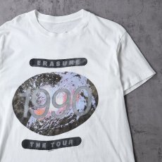 画像1: ERASURE "1990 THE TOUR" エレクトロ・ポップ・バンドTシャツ (1)
