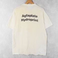 画像2: 90's Agfa USA製 "AGFA HELPED ME..." フィルムメーカープリントTシャツ L (2)