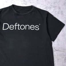 画像1: Deftones オルタナティブ・メタルバンドTシャツ BLACK (1)