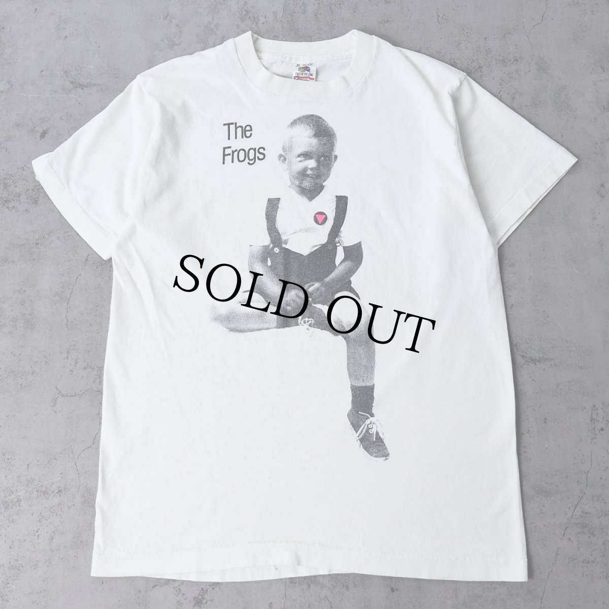 画像1: 【SALE】 90's The Frogs USA製 "It's Only Right and Natural" オルタナティブロックバンド プリントTシャツ M (1)