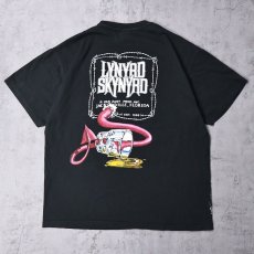 画像2: 90's Lynyrd Skynyrd サザン・ロックバンド 大判プリントTシャツ BLACK XL (2)