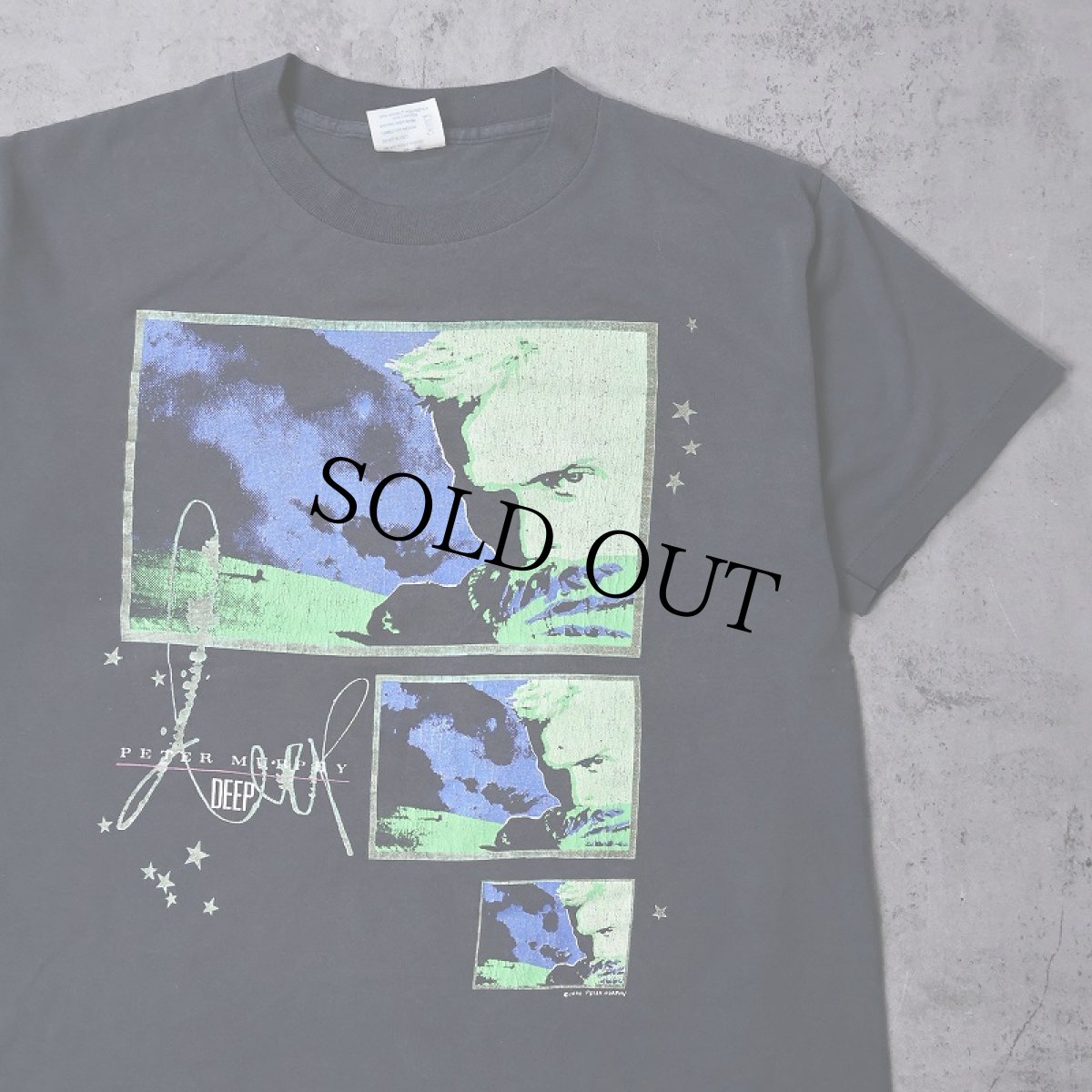 画像1: 90's Peter Murphy USA製 "DEEP" ミュージシャンTシャツ L (1)