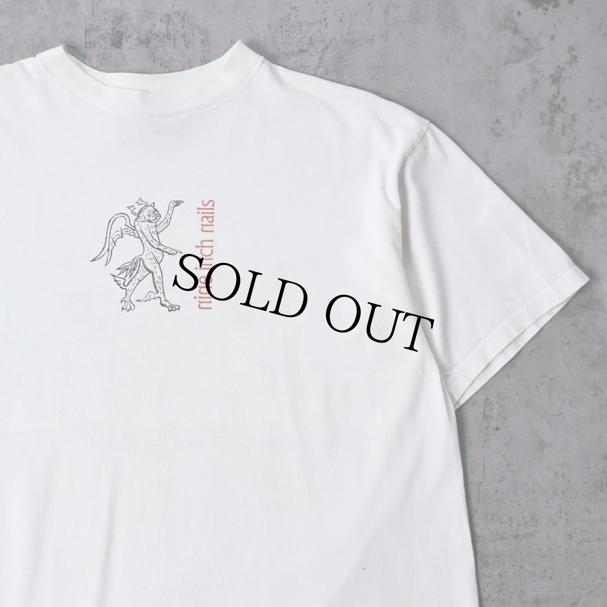 画像1: 90's NINE INCH NAILS USA製 "DEVIL TOUR 1995" ロックバンドプリントTシャツ XL (1)