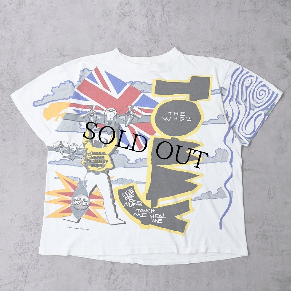 画像1: 90's The Who CANADA製 "The Who's Tommy" ロックバンド ミュージカルプリントTシャツ (1)
