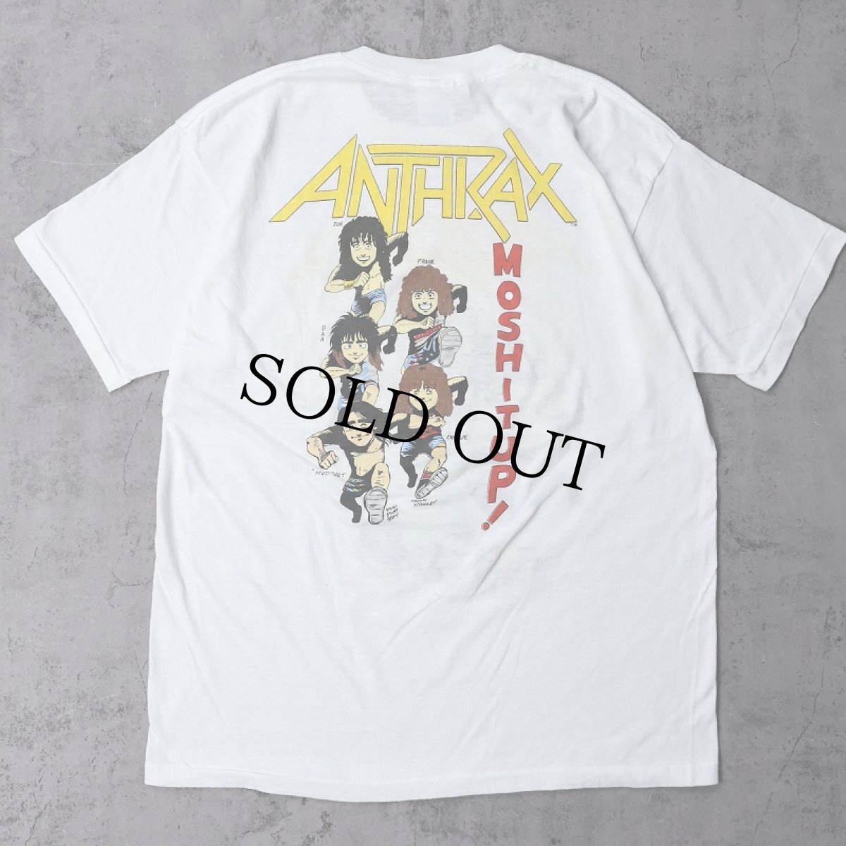 画像2: 80's ANTHRAX USA製 "NOT MAN" ヘヴィメタル・バンド プリントTシャツ XL (2)