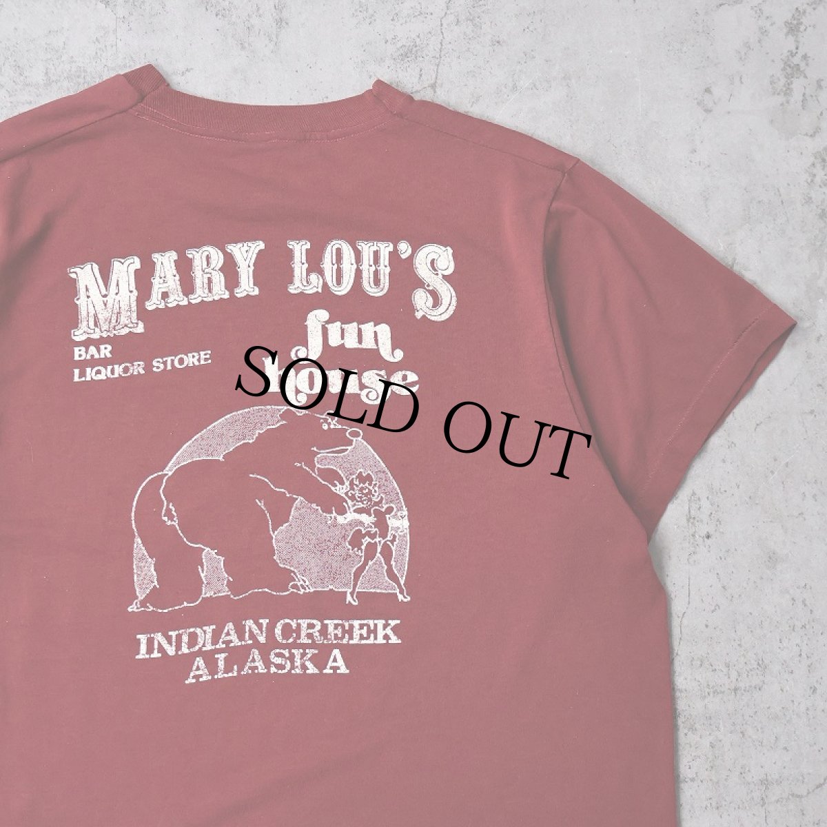 画像3: 90's MARY LOU'S BAR LIQUOR STORE USA製 "FUCK OFF" ギミックプリントTシャツ XL (3)