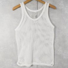 画像1: コットン メッシュタンクトップ L (1)