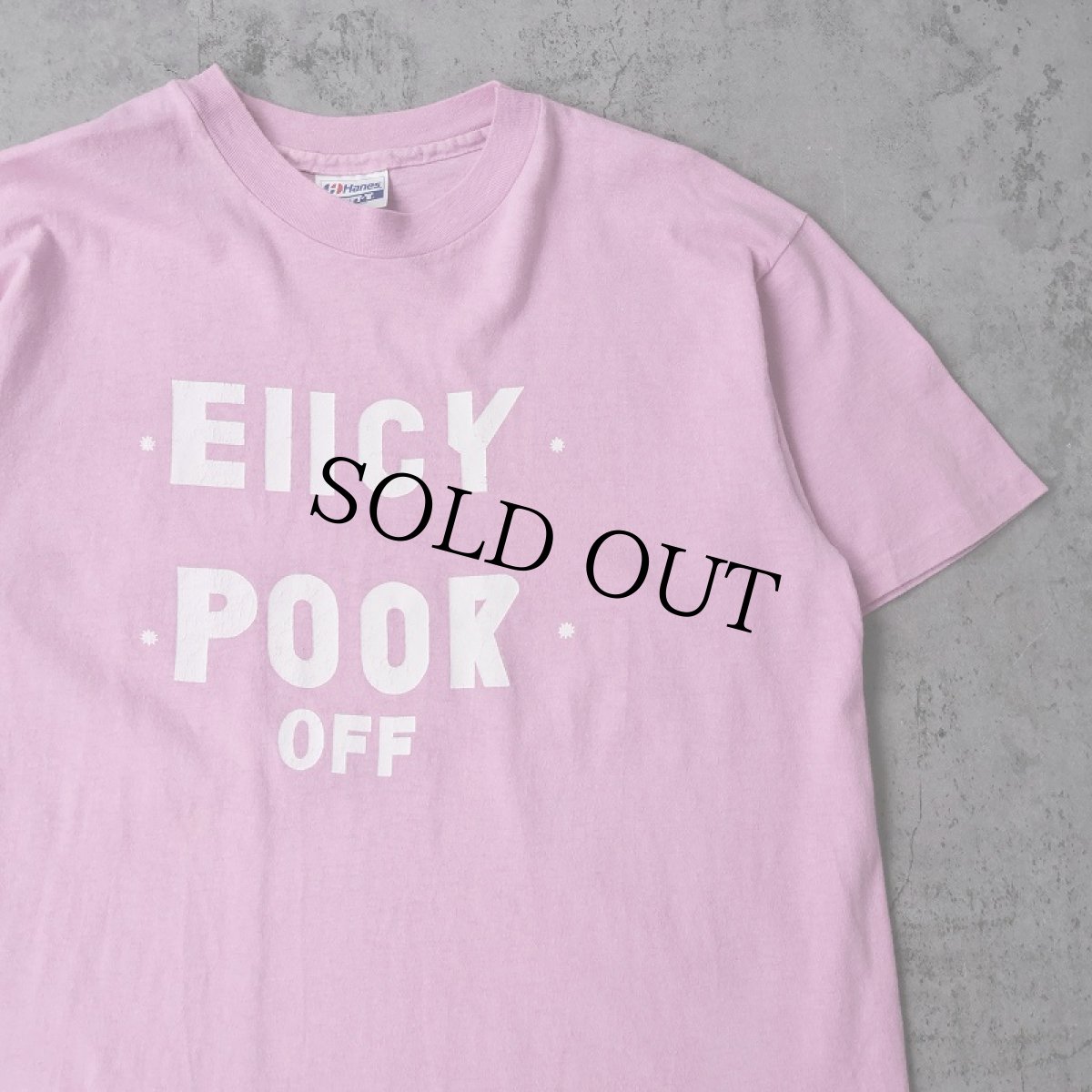 画像1: 80's USA製 "FUCK OFF" ギミックプリントTシャツ L (1)