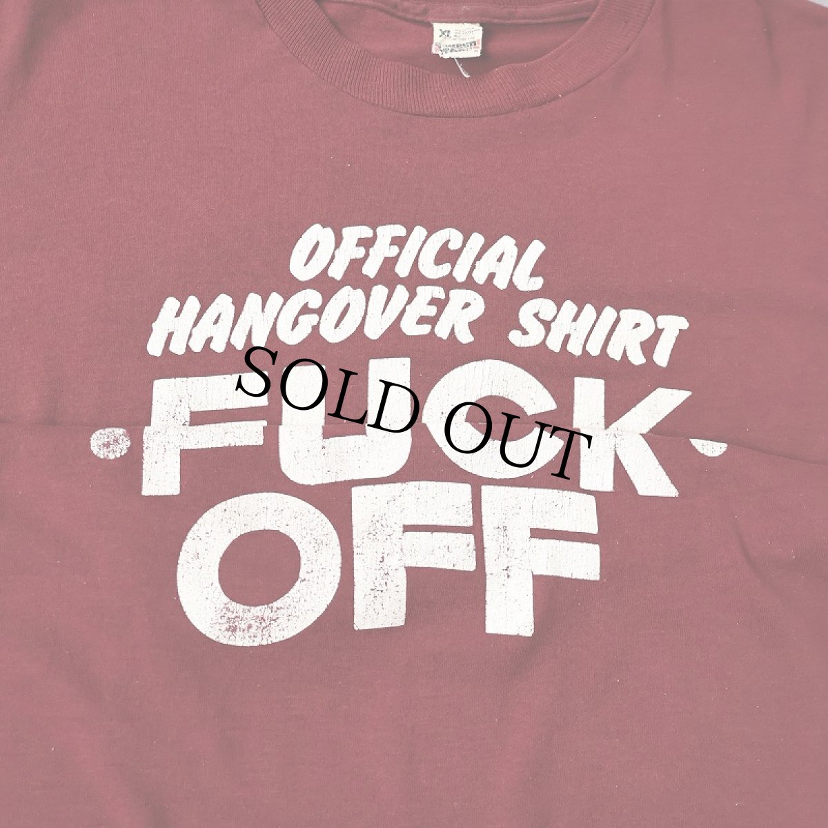 画像2: 90's MARY LOU'S BAR LIQUOR STORE USA製 "FUCK OFF" ギミックプリントTシャツ XL (2)