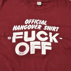 画像2: 90's MARY LOU'S BAR LIQUOR STORE USA製 "FUCK OFF" ギミックプリントTシャツ XL (2)