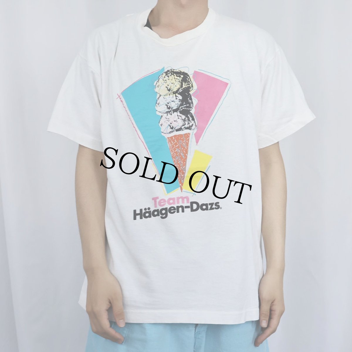 画像3: 90's Team Haagen-Dazs USA製 プリントTシャツ XL (3)