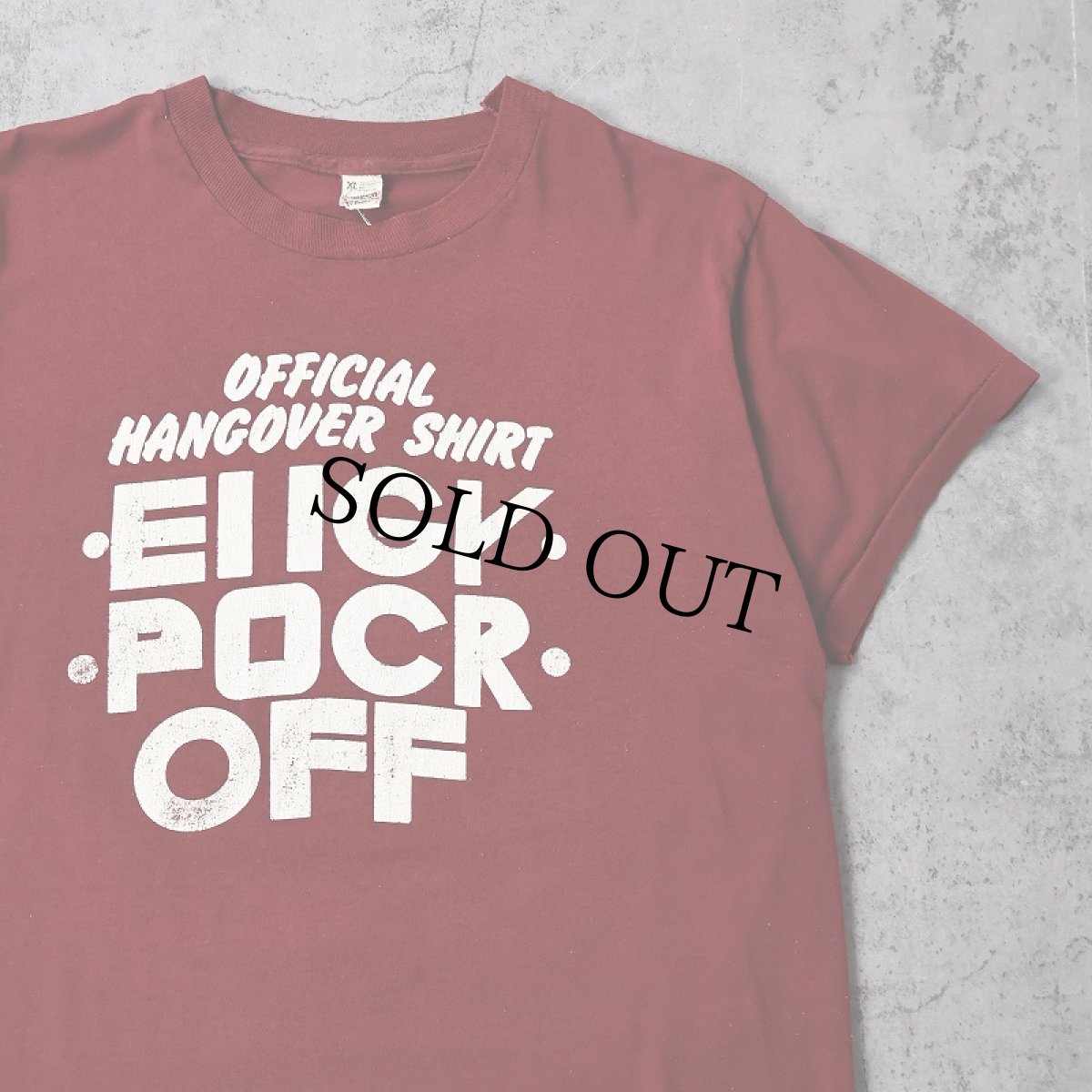 画像1: 90's MARY LOU'S BAR LIQUOR STORE USA製 "FUCK OFF" ギミックプリントTシャツ XL (1)