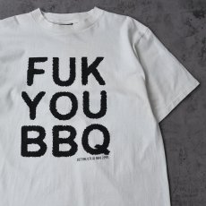画像1: 90's "FUK YOU BBQ" ジョークプリントTシャツ L (1)