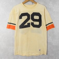 画像1: 50's CHAMPION KNITWEAR CO "29" ナンバリング フットボールTシャツ 40 (1)