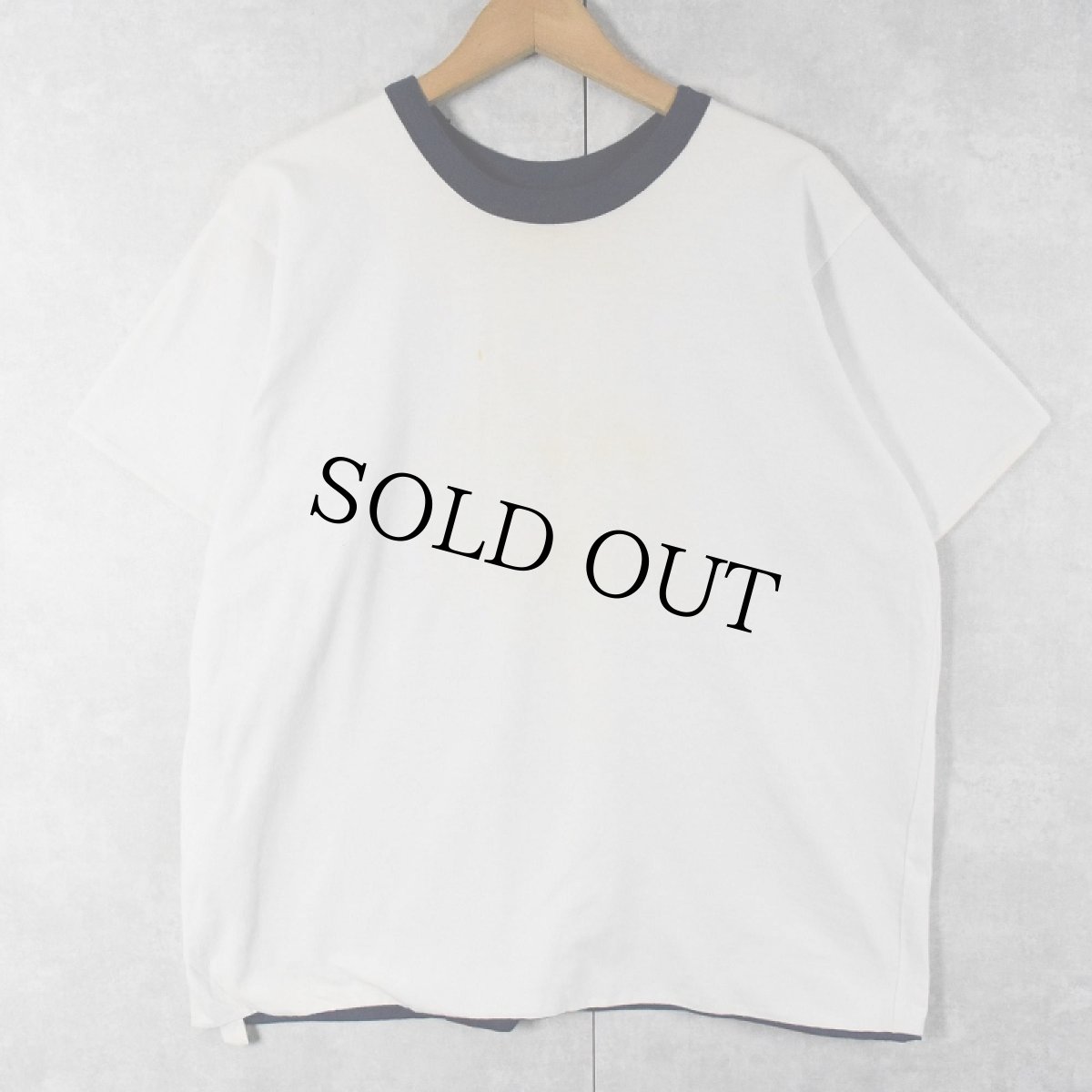 画像2: 80〜90's USA製 ダブルフェイス 無地 リバーシブルTシャツ XL (2)