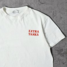 画像2: 90's USA製 "EXTRA TANKS" イラストプリント エロTシャツ L (2)