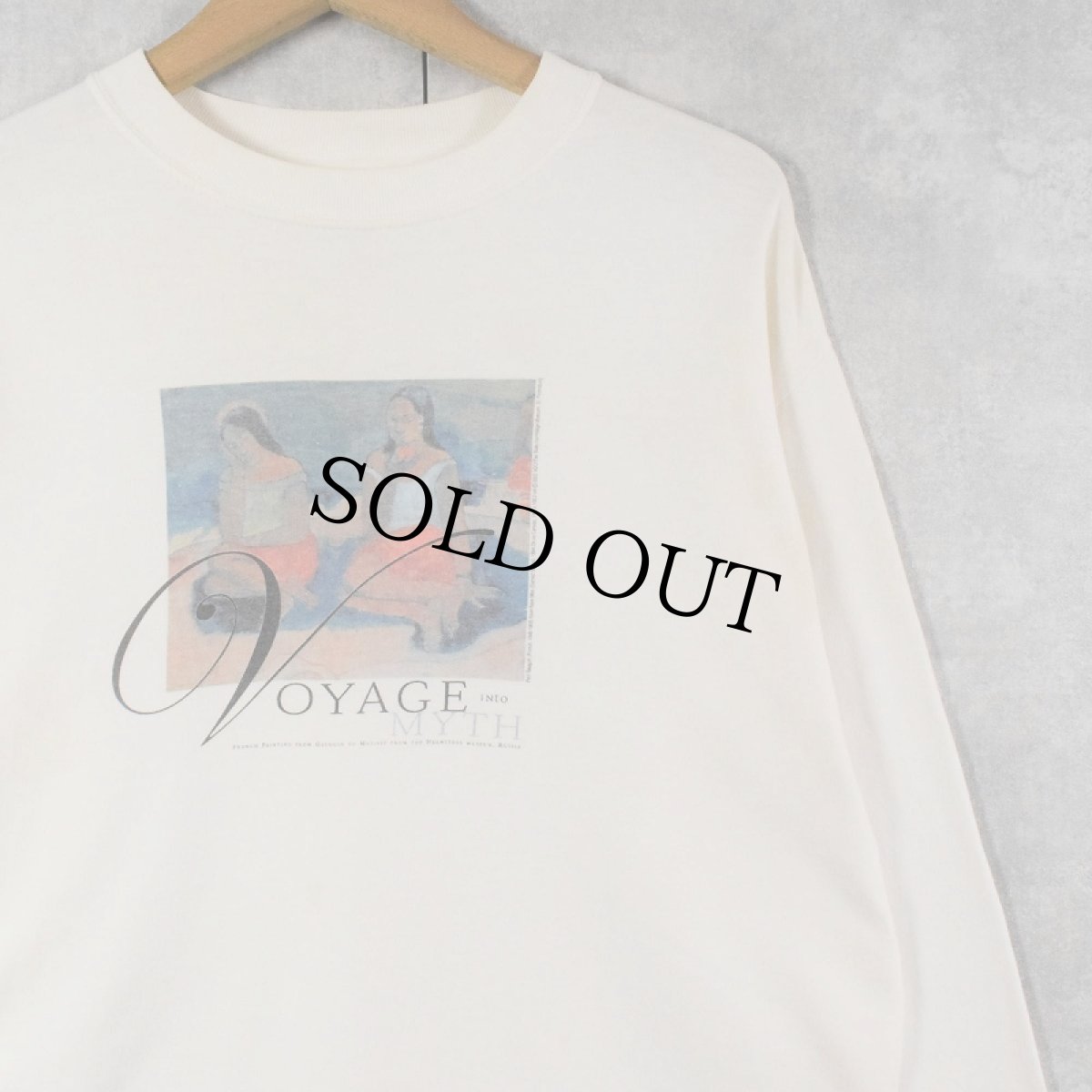 画像1: 【SALE】 2000's Paul Gauguin "Nave Nave Moe" アートプリントロンT M (1)