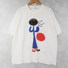 画像1: 2000's Joan Miro アートプリントTシャツ XL (1)
