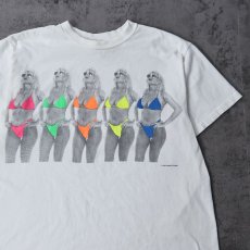 画像1: 90's SUMMER STRAND USA製 フォトプリントTシャツ XL (1)