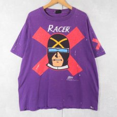 画像1: 90's SPEED RACER USA製 アニメプリントTシャツ XL (1)