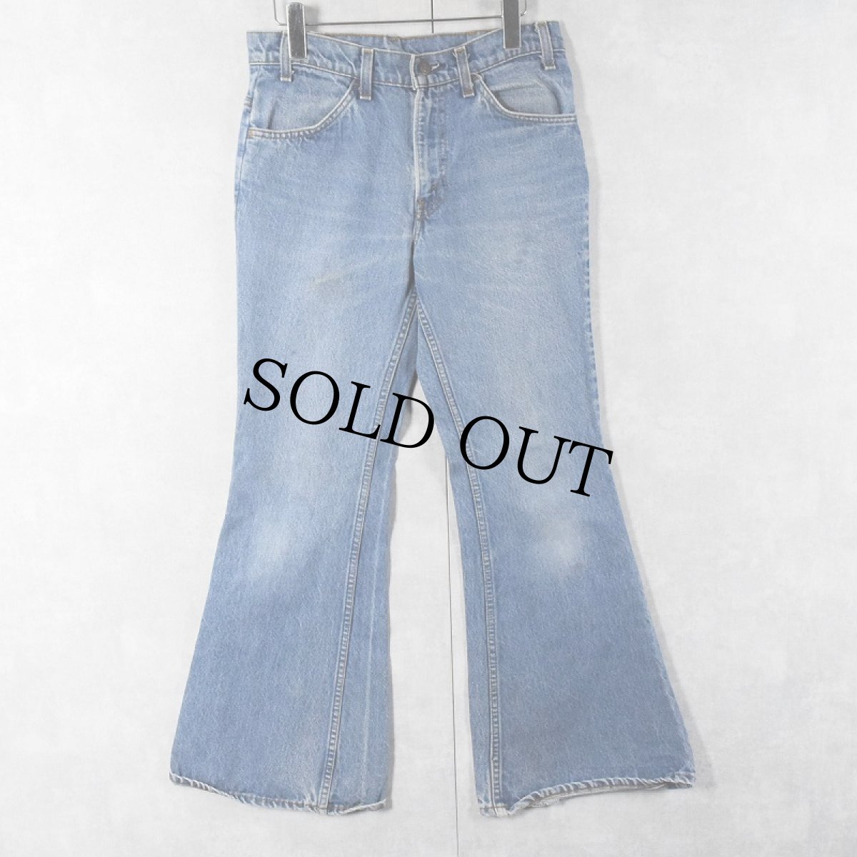 画像1: 80's Levi's 684 ベルボトムデニムパンツ W31 (1)