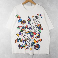 画像1: 90's Gilda Marx アートプリントTシャツ (1)