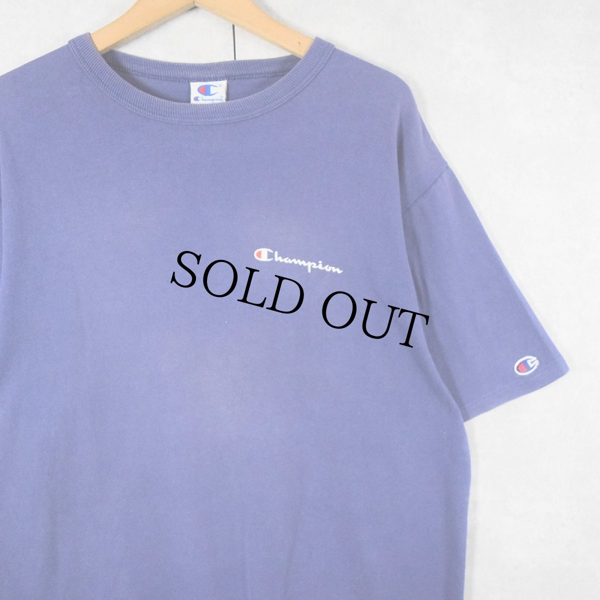 画像1: 90's Champion USA製 ロゴプリントTシャツ L (1)
