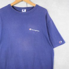 画像1: 90's Champion USA製 ロゴプリントTシャツ L (1)