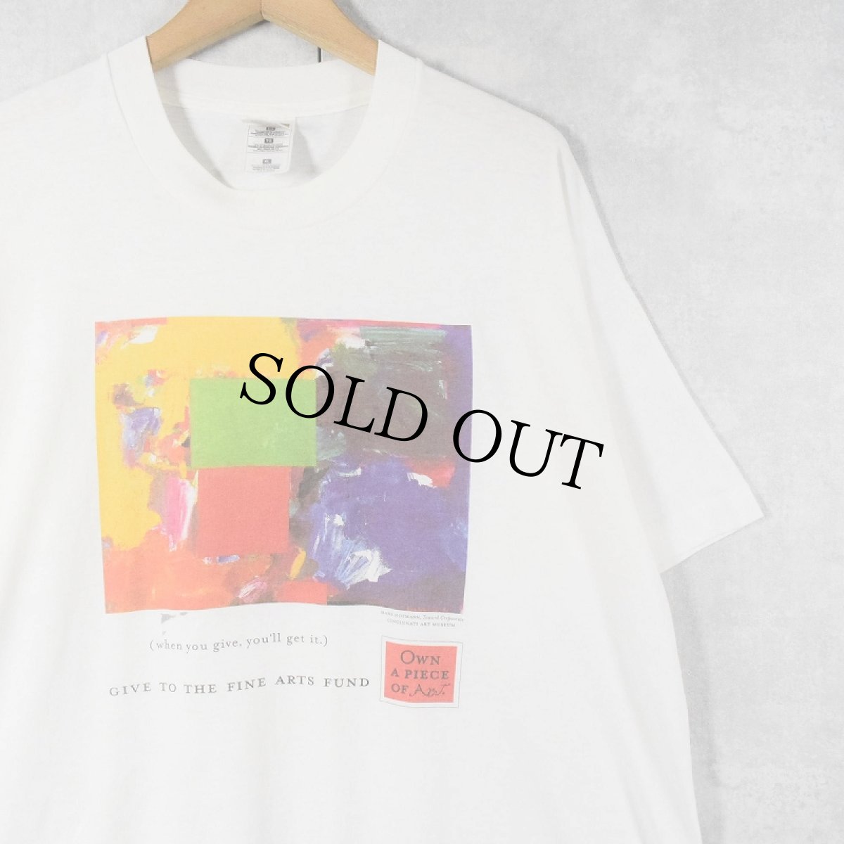 画像1: 90's Hans Hofmann "Toward Crepuscule" アートプリントTシャツ XL (1)