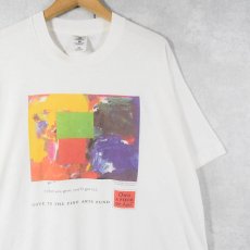 画像1: 90's Hans Hofmann "Toward Crepuscule" アートプリントTシャツ XL (1)