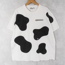 画像1: 90's GATEWAY2000 USA製 牛柄 コンピューター企業Tシャツ XL (1)