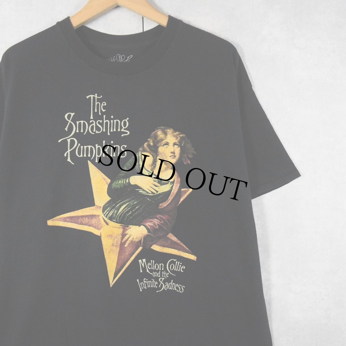 画像1: The Smashing Pumpkins "Mellon Collie And The Infinite Sadness" オルタナロックバンドTシャツ BLACK XL (1)